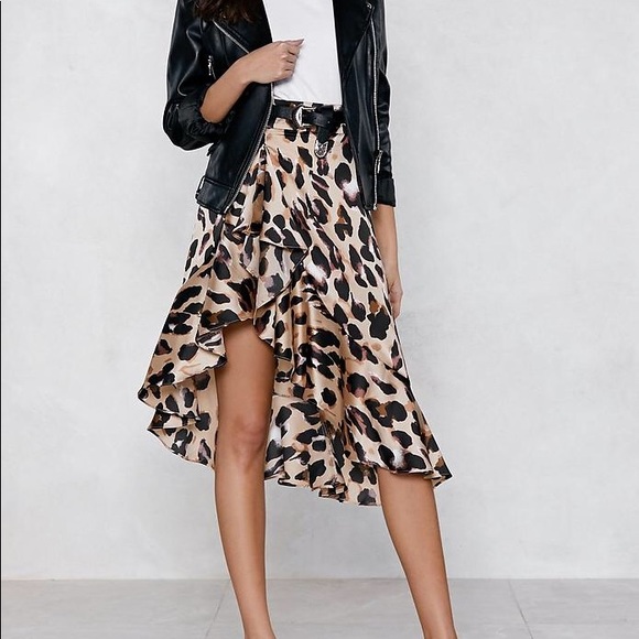 Nasty Gal Dresses & Skirts - Leopard skirt